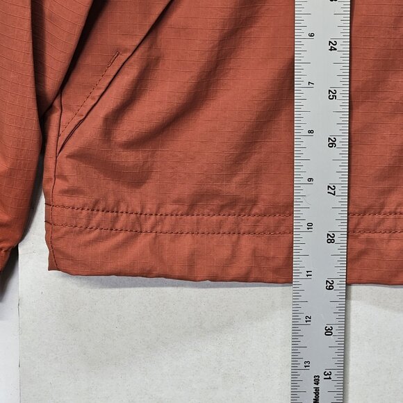 Goodfellow & Co Water Wind Resistant Full Zip Hooded Jacket Orange Mens Size XXL - Picture 7 of 10